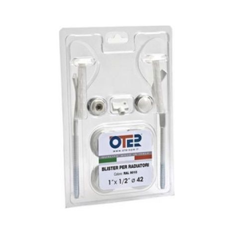 KIT BLISTER PER RADIATORI CON MENSOLE TONDE 3/8"