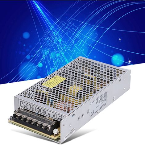 BERM LED-Netzteil 100-240V auf 12V/24V 120W Schaltnetzteil für Überwachungskameras (S-120-12) (1/5)