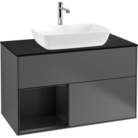 Villeroy & Boch G772PDGK Armoire sous-lavabo Finion G77 (1/2)