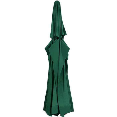 vidaXL Tela de repuesto para sombrilla verde 610 cm (1/5)