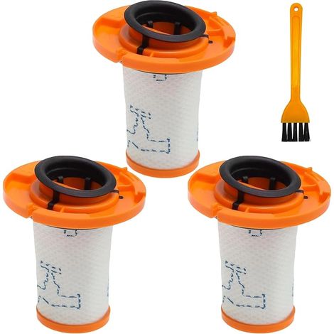 Filtres de rechange ZR009014 pour aspirateur sans fil Rowenta X Force Flex 13,60 12,60 14,80 16,60 : 3 filtres HEPA, 1 brosse de nettoyage (1/5)