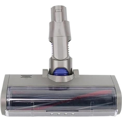 Cepillo turbina compatible con Dyson V7, V8, V10, V11, V15, V10slim, V12, G5 – Cepillo motorizado de alto par para aspiradoras – Cepillo de pelo largo V6 (1/4)
