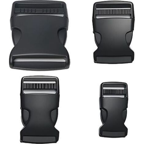 Anelli di riparazione per sacchetti di plastica (4 pezzi) (20 mm/25 mm/38 mm/50 mm) - Anelli resistenti con apertura laterale per riparare zaini, pettorine per cani, cinture e altro ancora. (1/5)