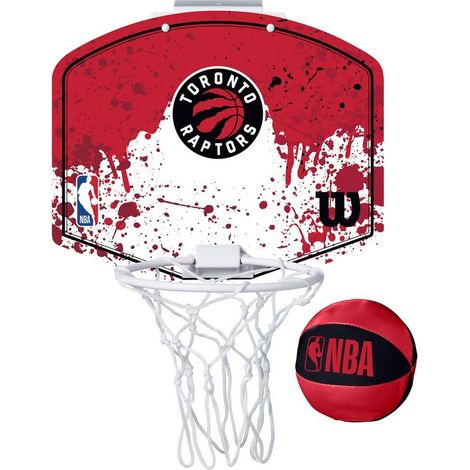 SET MINICANASTA WILSON TEAM MINI HOOP NBA RAPTORS