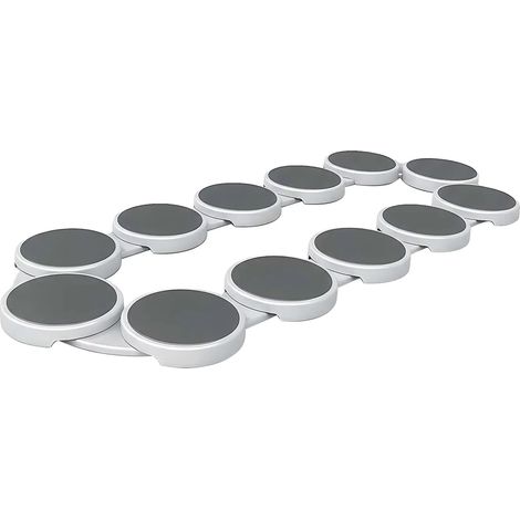 Plato giratorio con rotación de 360 ​​grados, ligero y duradero, 12 platos. (1/2)