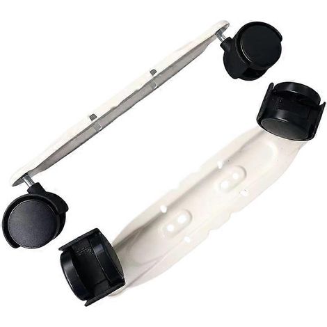 2 supports de roue de rechange pour radiateur à bain d'huile Midea NY2513-17EW / HY22D( ) (1/4)