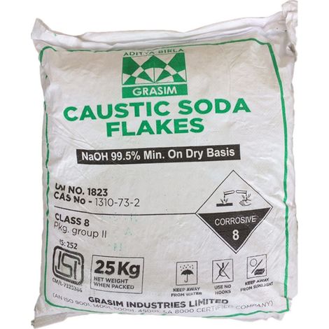 25 Kg di soda a scaglie per uso industriale e domestico per sverniciare e sturare scarichi