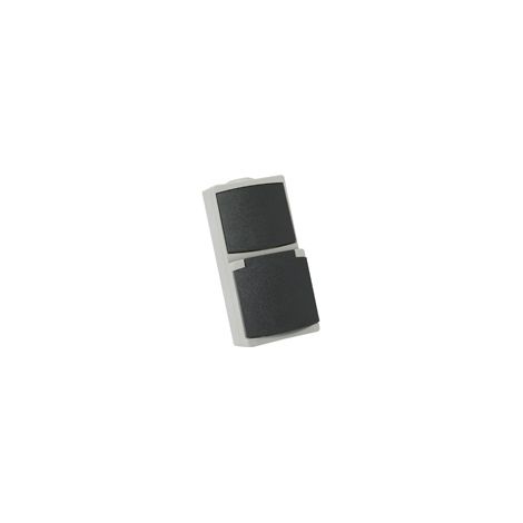 DEBFLEX - PERLE DUO PRISE 2P+T + VA ET VIENT ETANCHE IP54 GRIS - 730220 (1/2)