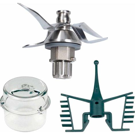 Kit pièces détachées Thermomix TM31 – Lame en inox – Papillon pour émulsification – Gobelet 1L – Accessoires cuisine pro (1/3)