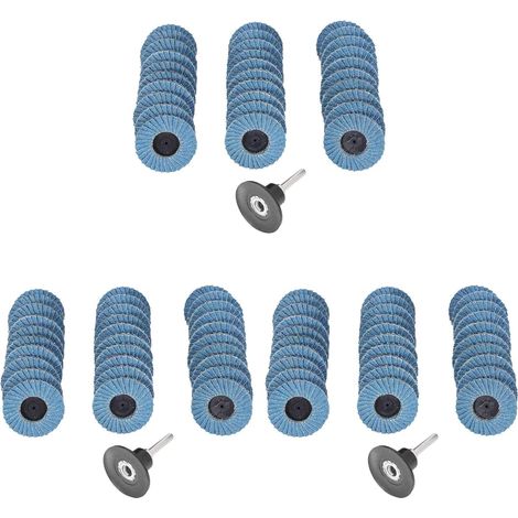 3Ensemble Disques de PonçAge un Disque un Lamelles de 50Mm pour Outils Abrasifs un Serrure un Rouleau Convient pour le Polissage Du Fer en Métal EnlèVement de la Rouille Meule (1/5)