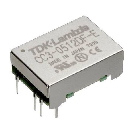 TDK-Lambda CC3-0512SF-E Convertitore DC/DC da circuito stampato 5 V/DC 12 V/DC, 15 V/DC 0.25 A 3 W Num. uscite: 1 x Con