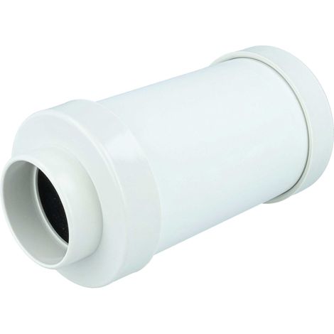 vhbw Abluftschalldämpfer für Zentral-Staubsaugeranlagen mit 50,8mm Durchmesser/ 2" Rundrohrsystem