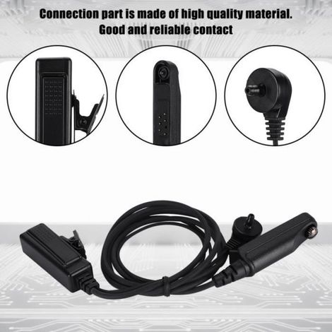 Écouteur à conduction d'air Baofeng UV-9R - Casque confortable avec bouton PTT (1/4)