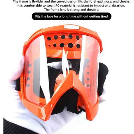 Lunettes de protection motocross pour moto, VTT et quad, masque sport extrême (1/5)