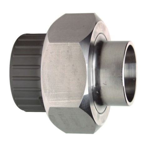 GF Übergangsverschraubung PVC-U/1.4404 d 16-17,2x1,6, Dichtung EPDM