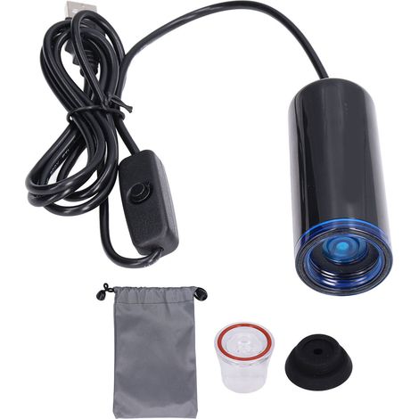 Tragbare elektrische USB-Luftpumpe mit 2 Düsen und Reiseaufbewahrungstasche