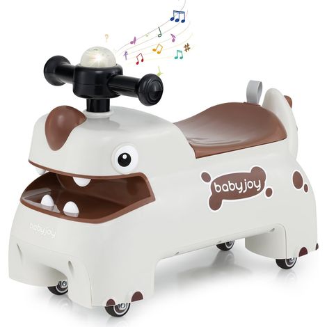 Juguete para montar para niños pequeños con almacenamiento, luces y sonidos