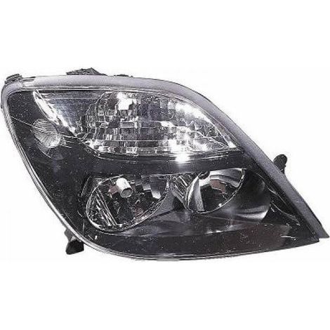 Phare avant droit noir H1/H7 Renault Megane Scenic 1 phase 2 1999-2003