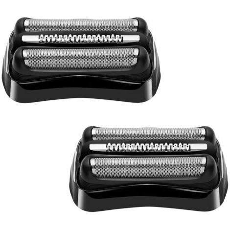 2 Pack Replacement Shaver Head for Series 3 32B Compatible with Braun S3 3040s 3000s 3050cc 3010s 3070cc 3080s 3090s 310s 3020s 330s 370cc-4 380s-4 (1/4)
