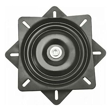 6.25-inch Heavy-Duty Bar Stool Swivel Plate Replacement, Square Swivel Mechanism for Deck Chairs or Furniture - Ball Bearing Swivel Boat Seat MUMU (1/4)