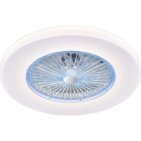Ventilateur LED Kitale avec moteur CC à intensité variable CCT (1/5)