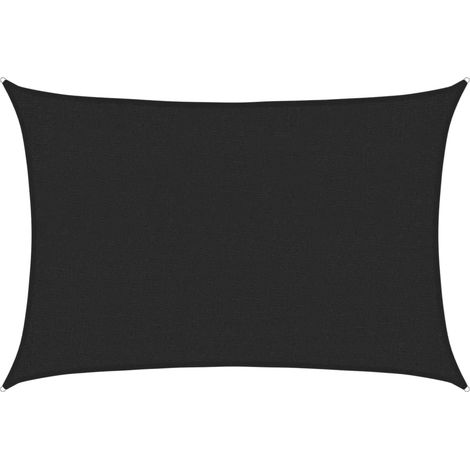Maison Exclusive - Sonnensegel 160 g/m² Schwarz 2x3 m HDPE