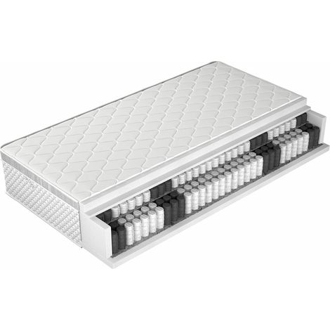 Colchón Unique Silver , Con muelle (Pocket), 7 zonas anatómicas, Respirable, Propiedades ortopédicas, La espuma de poliuretano, Fieltro (1/2)