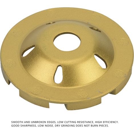 Meule à bol diamant segmentée disque de coupe 80 mm or pour béton marbre granit 1 pièce (1/5)