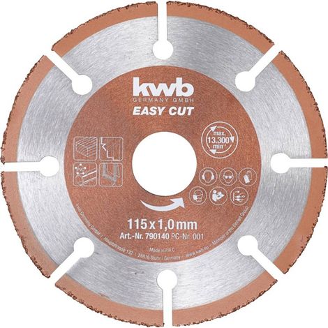 Disco de corte kwb easy-cut 150mm 1.3mm