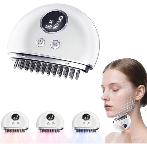 Lymphatic Contour Facial Brush - Electric facial massage with vibration and 9 levels of microcurrent for lymphatic drainage and swelling reduction (1/5)