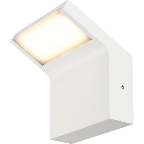 Applique murale ORDI II extérieur carré 2200/3000K IP65 blanc bord de mer - SLV - 1008722 (1/2)
