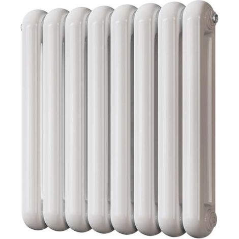 Sherwood - White Round Top Column Radiator H600mm x W576mm 2 Column (1/3)
