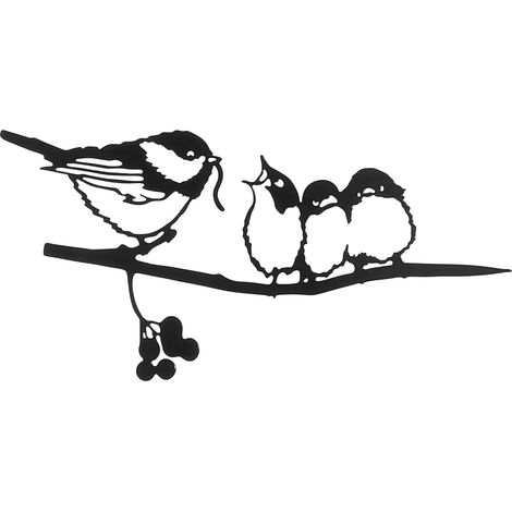 Gartendekoration Rostige Vögel Metall-Vogel-Gartenstecker Dekorative Vögel Rostige Metall-Gartenstecker zur Dekoration von Garten, Balkon und Rasen (1/5)