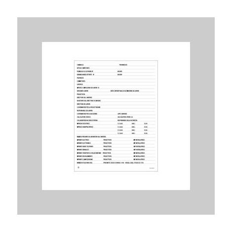 Cartello concessione edile 40x60 cm conf. da 10 pz