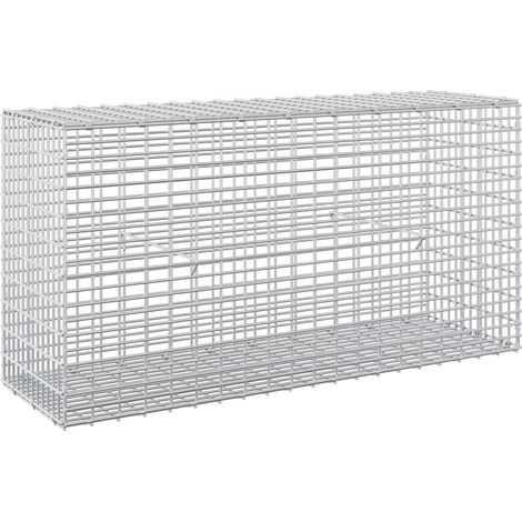 Gabion avec Fil de 5 mm et Maille de 5x2,5 cm 100x30x50 cm vidaXL (1/5)