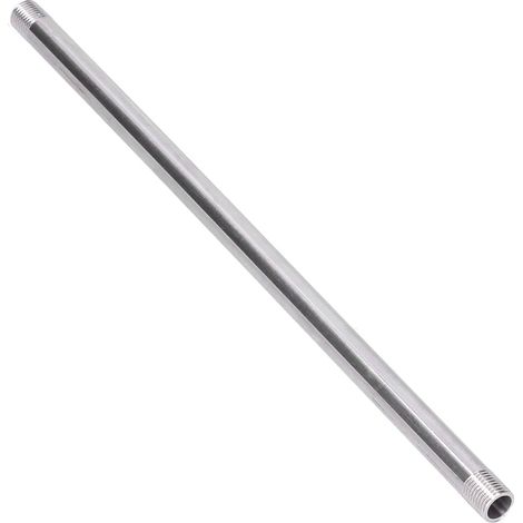 Tuyau En Métal, Filetage Mâle G1/4 30 Cm, Tuyau Fileté En Acier Inoxydable, Raccords De Tuyauterie De Plomberie, Joint De Fixation Pour Lits De Jardin Surélevés (1/5)