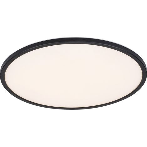 Plafonnier encastré LED 22W 42cm noir mat Rabalux Ezio (1/4)