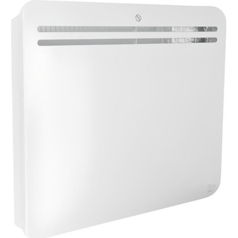 Radiador de hierro fundido de inercia seca 750 W, programable, blanco, con conexión wifi