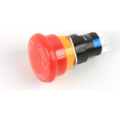 Emergency stop self-locking push button switch LA16-11ZS mushroom head emergency stop button with 16mm opening. (1/4)
