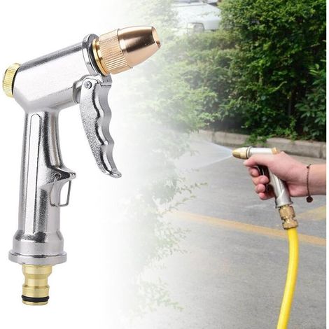Pistolet d'Arrosage Multifonction - Pulvérisateur de Jardin à haute pression professionnel, raccord tuyau d'arrosage, pour Lavage de Voiture, Arrosage de Jardin