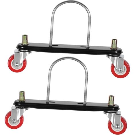 CCYKXA 2er-Set Saugnapf-Wischmopphalter, Wandmontage, kein Bohren erforderlich, Organizer für Reinigungsutensilien im Badezimmer, Transparentgrau (1/5)