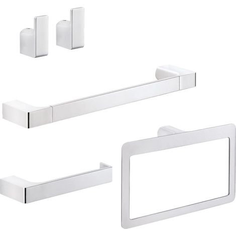 Verchromter Set, Bestehend Aus 4 Teilen Für Wandmontage  Giacinto