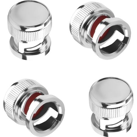Lot de 4 capuchons de protection BNC - Anti-poussière - Anti-saleté - Résistant à l'humidité - Connecteur BNC - Pour protection et entretien (1/5)