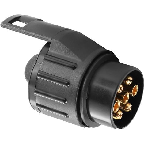 Adaptateur Remorque Universel 7 Broches vers 13 Broches, Étanche, Laiton, CE RoHS ISO1124 ISO11446 (1/5)