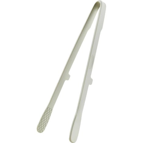 Pinze per alimenti, impugnatura antiscivolo, resistenti al calore, BIANCHE (1/2)