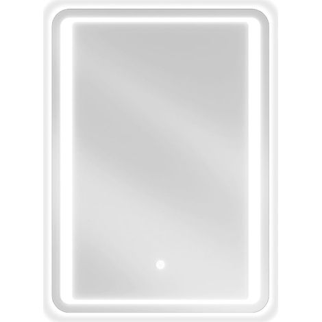 Mexen Zusa espejo de baño iluminado 50 x 70 cm, LED 6000K, antivaho - 9808-050-070-611-00 (1/5)