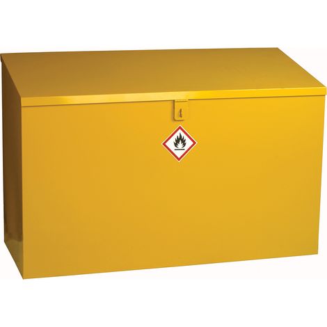Armoire pour produits dangereux, 1 étagère, Jaune, en Acier, verrouillable, 762mm x 1000mm x 460mm ( Prix pour 1 )