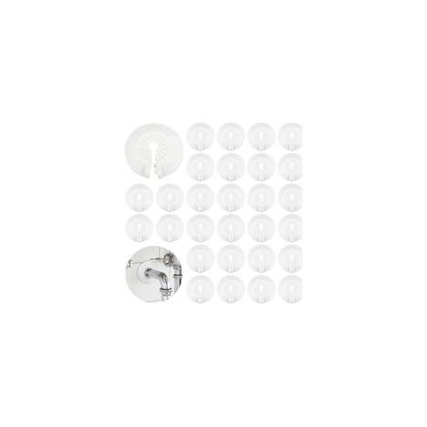 Cache-tuyau Rosace Radiateur - 30 pièces Plastique - 15-29mm Eau Gaz Chauffage Robinetterie (1/5)