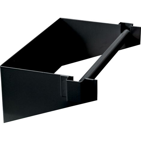 ADB Papierrollenhalter für Werkzeugwagen, L338,40xT192xH120mm, RAL 9005 (1/2)