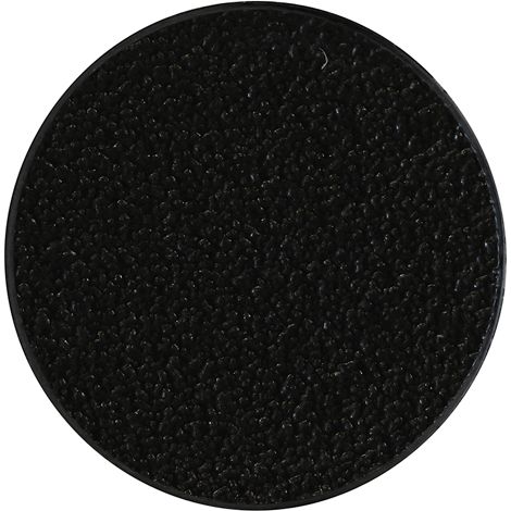 TIMCO Self-Adhesive Screw Cover Caps Black - 13mm (1/2)